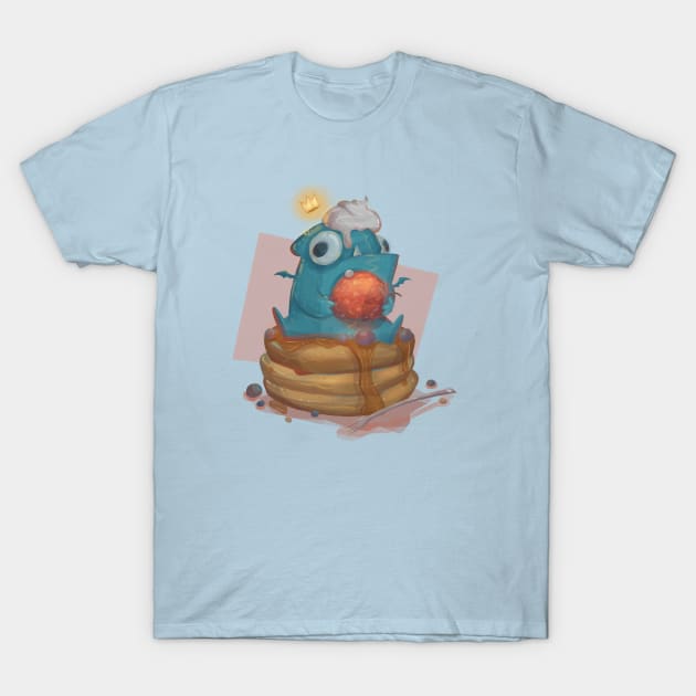 Breakfast King T-Shirt by Claire Lin